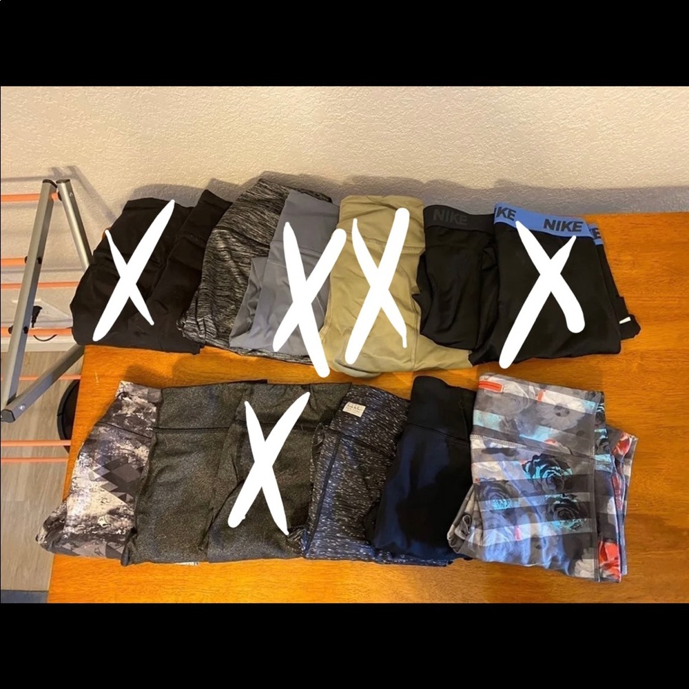 Lot of 8 workout leggings